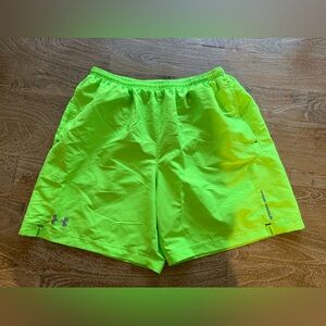 Under Armour Bright Green lined Shorts
